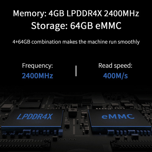 Mini Pc Beelink T5, Intel N4020, 4 Gb, Lpddr4, 64 Gb, 1000 M