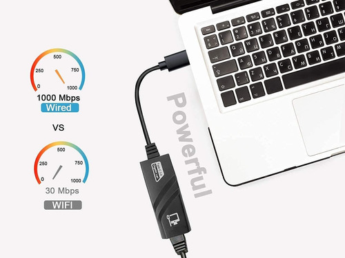 Adaptador Usb-c 3.1 Tipo C Red Lan Rj45 Para Mac Pro/air/ M1