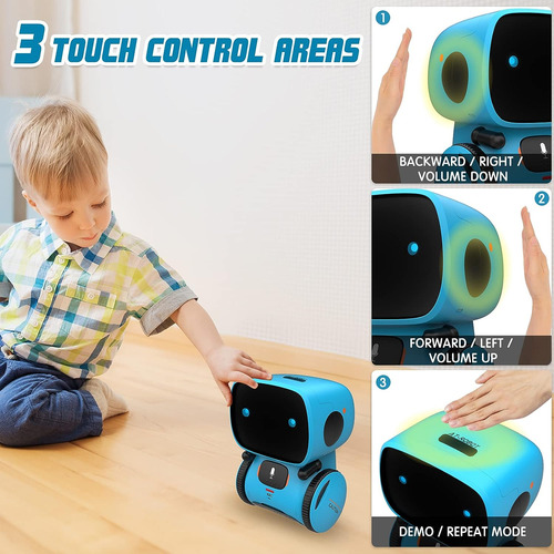 Gilobaby Kids Robot Juguetes, Robot Interactivo Smart Talkin