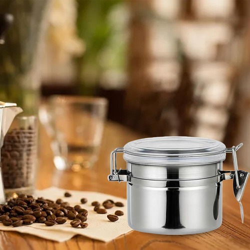 Contenedor De Granos De Café, Tarro De Almacenamiento 500ml