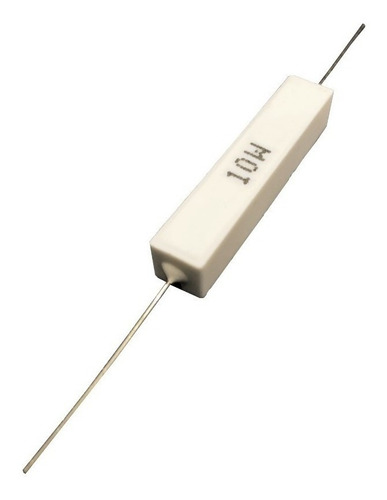 Imagem 2 de 2 de Resistor De Porcelana 220r 10w - 10 Peças
