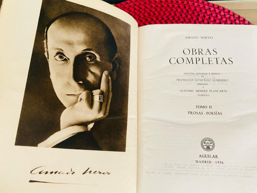 Amado Nervo Obras Completas 2a Edicion Aguilar 1956 2 Tomos (Usado)