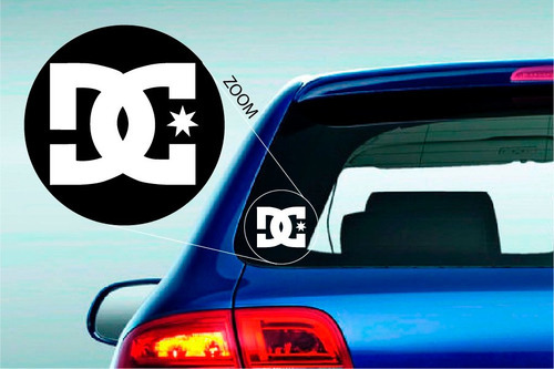 Dc Logo Vinilo Sticker Calco Decoracion