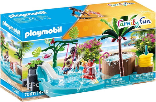 Set Playmobil Piscina Infantil Parque Acuatico Family Fun