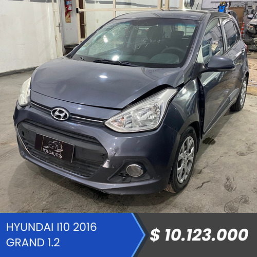 Hyundai I10 2016 En Marcha Y Andando Chocado Poloautos