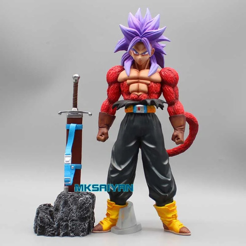 Bonecos De Anime Dragon Ball Z Trunks Ssj4 Super Saiyan 4 Gk