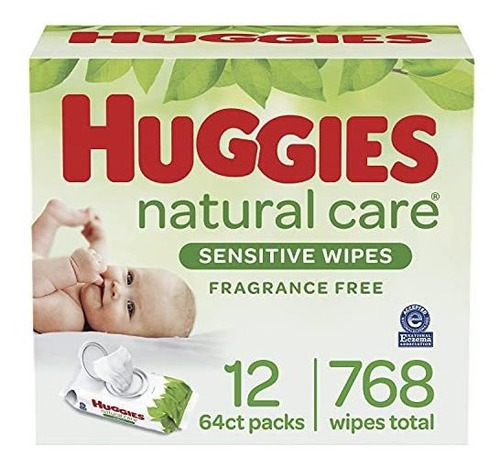 Toallitas Húmedas Para Bebés, Huggies Natural Care Se...