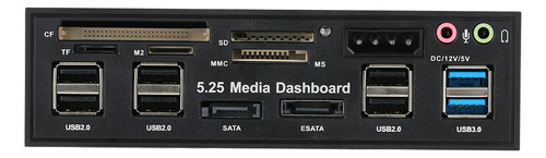 Lector De Tarjetas Multifunción Esata M2 Usb.. 25 Mmc Fits H