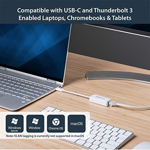 Startech.com Adaptador Usb C A Gigabit Ethernet - Blanco - U