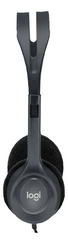 Audífono Diadema Con Micrófono Logitech H111 Jack 3.5mm