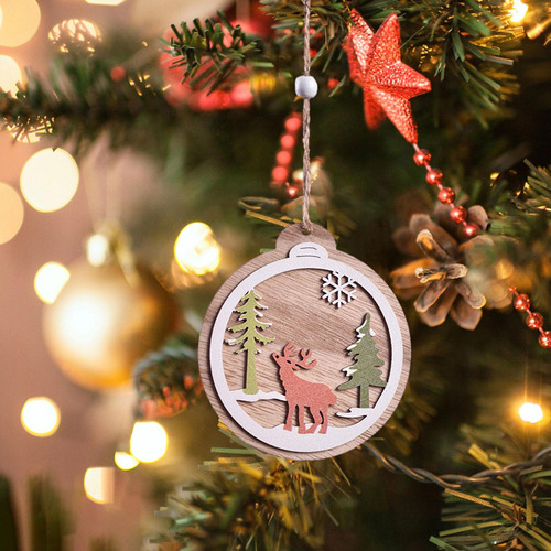 3 X 2023 Adorno De Navidad Adornos De Árbol De Navidad Alce