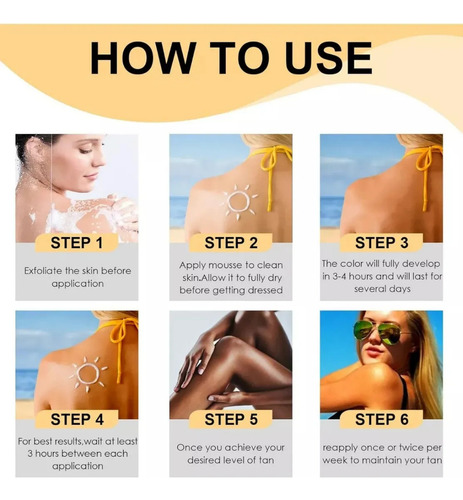 Crema Bronceadora Corporal De Autoservicio