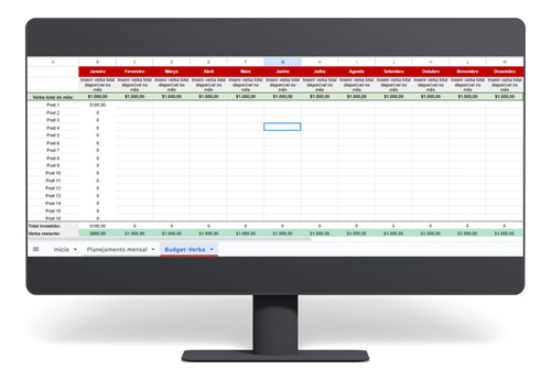 Kit Planilhas Para Controle De Trabalho Em Mídias Sociais