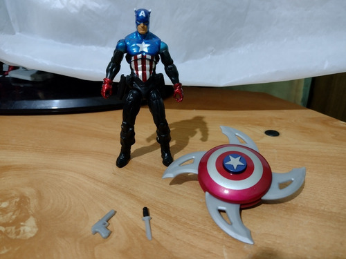 Capitan America Ultimate Marvel Universe Figura 10 Cm (Usado)