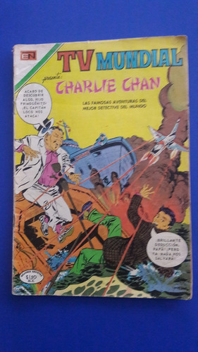 Revista Comic Tv Mundial - Charlie Chan Ed Novaro 1970