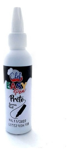 Easy Pen Preto 60g Iceberg Corante Pronto Para Escrever