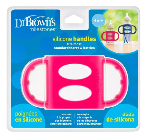 Dr. Brown's Mango De Silicona Para Biberones Estándar Color Rosa