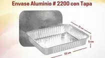 Comprar Envases Bandejas Térmicas De Aluminio 2200 Con Tapas Anime