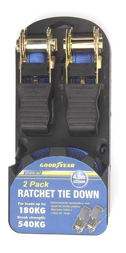 Imagen 3 de 4 de Sunchos Amarre Goodyear C Criquet Y Ganchos Linga Cuerda