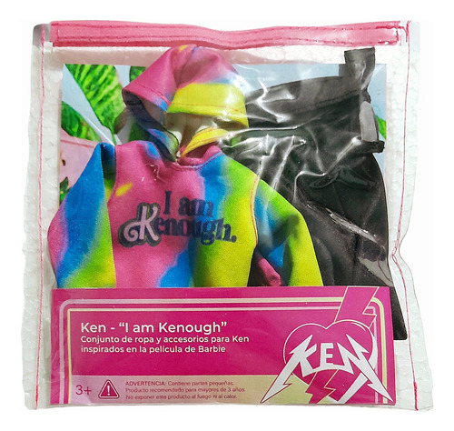 Ropa Para Ken Buzo Pelicula Muñeca Barbie Set I Am Kenough