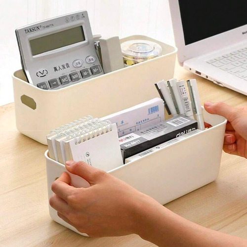 20pz Caja Multiuso Almacenamiento Cesta Canasta Rectangulo