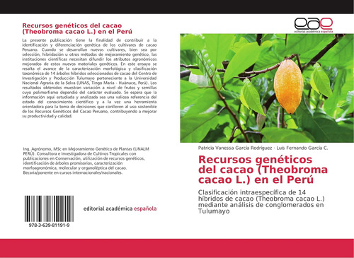 Libro: Recursos Genéticos Del Cacao (theobroma Cacao L.) En 