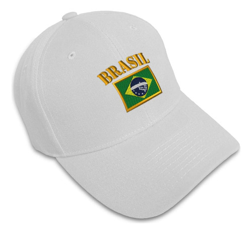 Gorra De Béisbol Brasil Estilo B Bandera Bordado Países Acrí