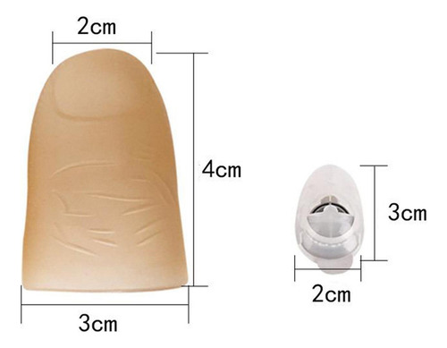 . 2 X 2 Luces Led Mágicas Para El Pulgar Dedos Truco Luces