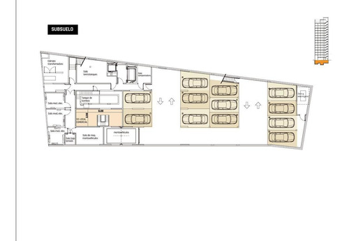 Imagen 2 de 5 de Venta Cocheras En Edificio A Estrenar 9 De De Julio Estudios 2 San Telmo