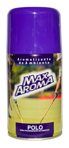 Repuesto Aerosol Max Aroma Fragancia Polo X1 Unid.