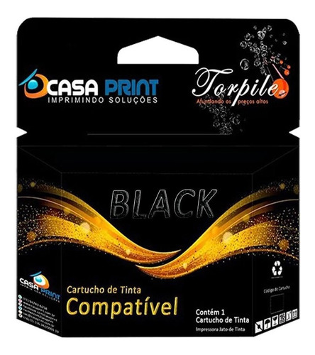 Cartucho Compatível Com Hp 21xl C9351cb Black