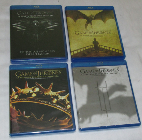 Game Of Thrones .serie De Tv. Blu Ray.  $249 Cada Temporada