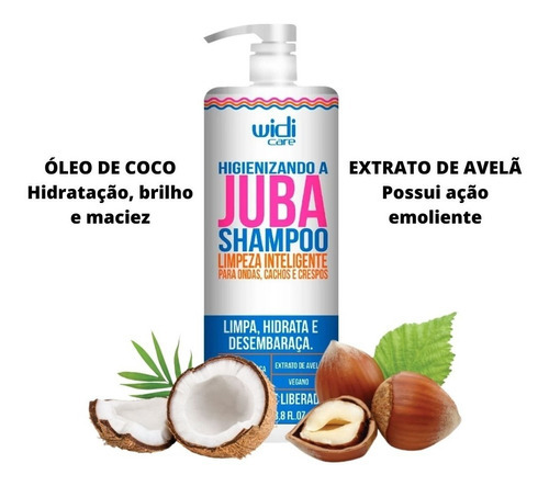 Shampoo Higienizando A Juba Widi Care 1000ml