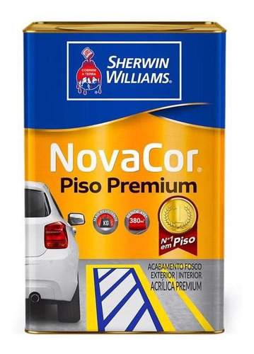 Tinta Para Piso Novacor Concreto (lata 18l) Sherwin Williams Cor Cinza