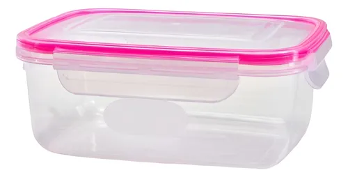 comprar Porta Comida Hermético Transparente Rectangular 1200 Ml