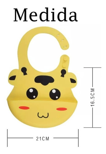 Set 3 Baberos Papubaby Suaves De Silicón Para Bebé Niña Color Animales Niña Talla Unitalla