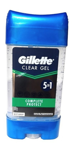 Antitranspirante Gillette Clear Gel Complete Protect 5 En 1 Fragancia Deportiva