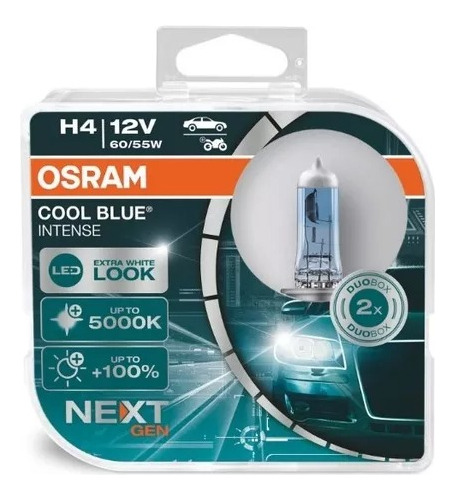 Foco H4 Cool Blue Intense Osram Original Nissan Tiida Versa 