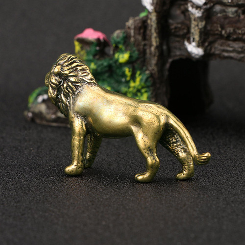 Estatua De León Para Mascota De Té, Decoración Del Hogar,