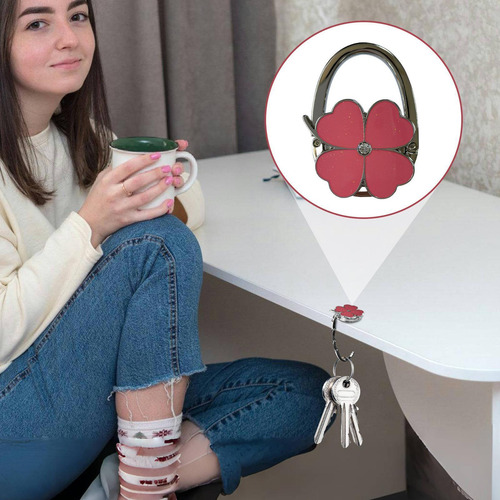 Gancho De Bolso Para Mesa Gancho De Cartera Plegable Ganchos