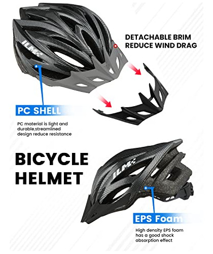 Ilm Lightweight Bike Helmet, Bicycle Helmet For Adult Men &