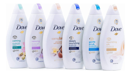 Dove Body Wash Variety - Shea Butter, Deep Moisture, Pistac.