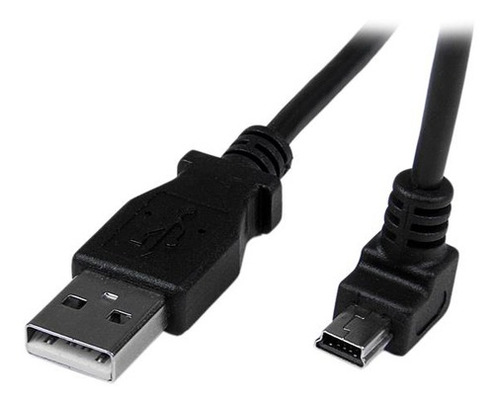 Cable Adaptador 2m Usb A Macho A Mini Usb B Macho Acodado