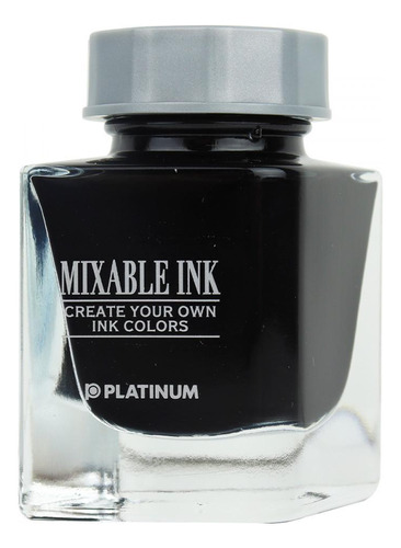 Tinta P Caneta Tinteiro Platinum Miscível 20ml Smoke Black