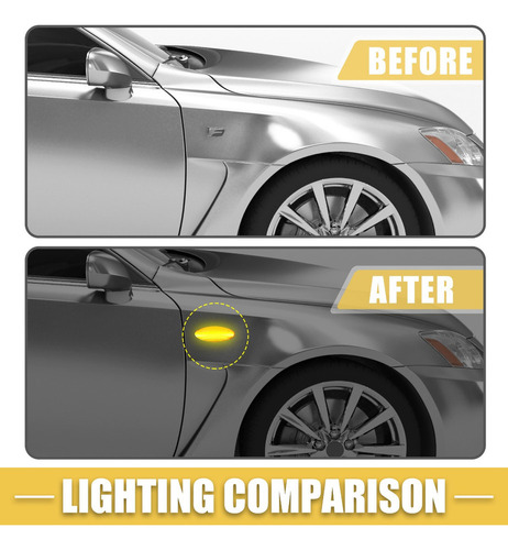 Qw1 Luces Marcador Lateral Toyota Yaris 06-11 Rav4 06-09