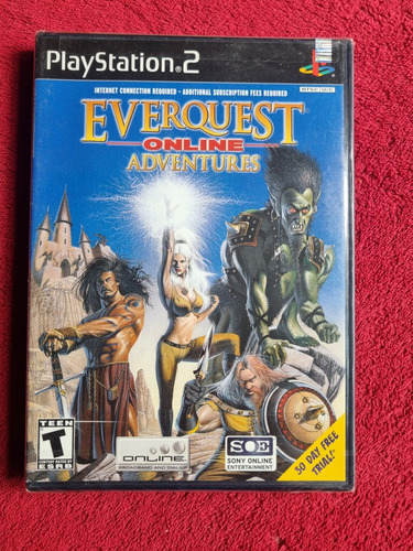 Everquest Online Adventures Ps2 Celofán Fisico