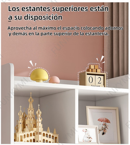 Librero Con Entrepaños Y Puerta Mueble Estilo Minimalista