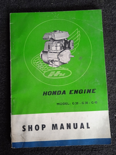 Manual Honda Engine Modelo G20 G30 G45 