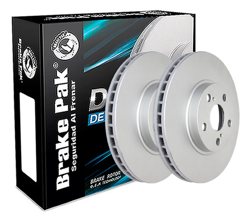 Discos De Freno Brake Pak Para Toyota Corolla Delantera