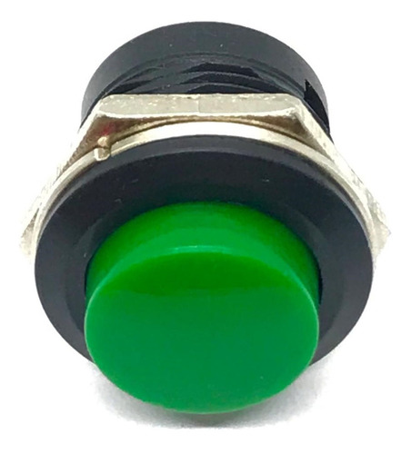 1x Chave Push Button Tipo Start-bujão R13-507 Verde